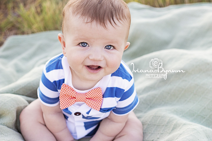 Miles 6 Month Session Sneak Peek | Riverbend Park Palisade, CO | Palisade Baby Photographer